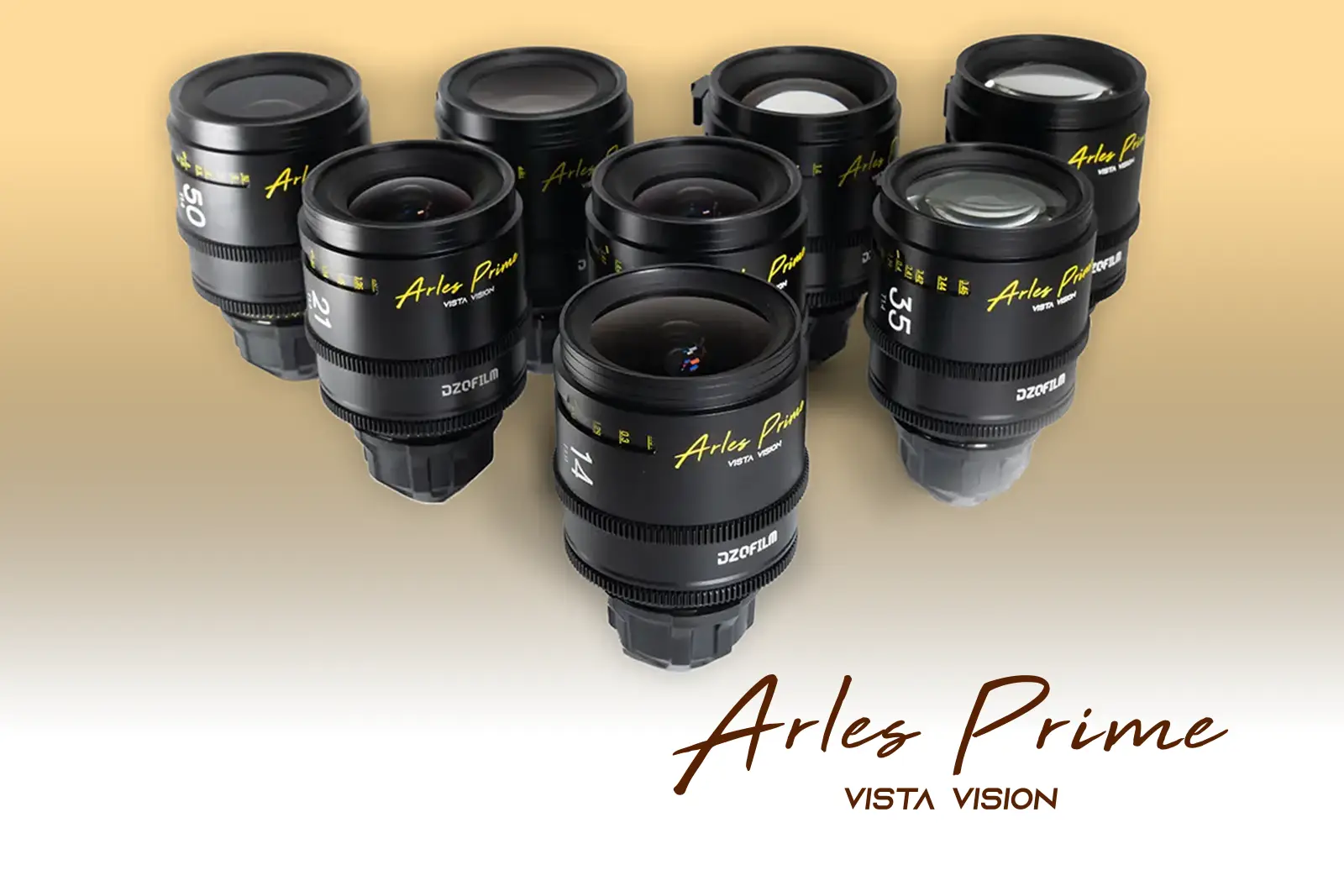 DZOFILM Arles Prime 5 Lens Kit (PL, EF, RF, E-Mount) mieten