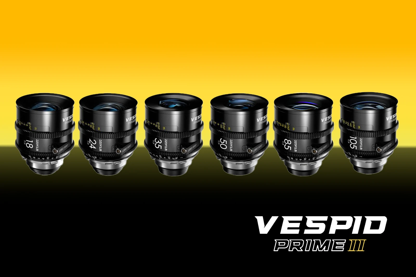 DZOFILM Vespid Prime 2 Objektivkit (Sechs Objektive) mieten