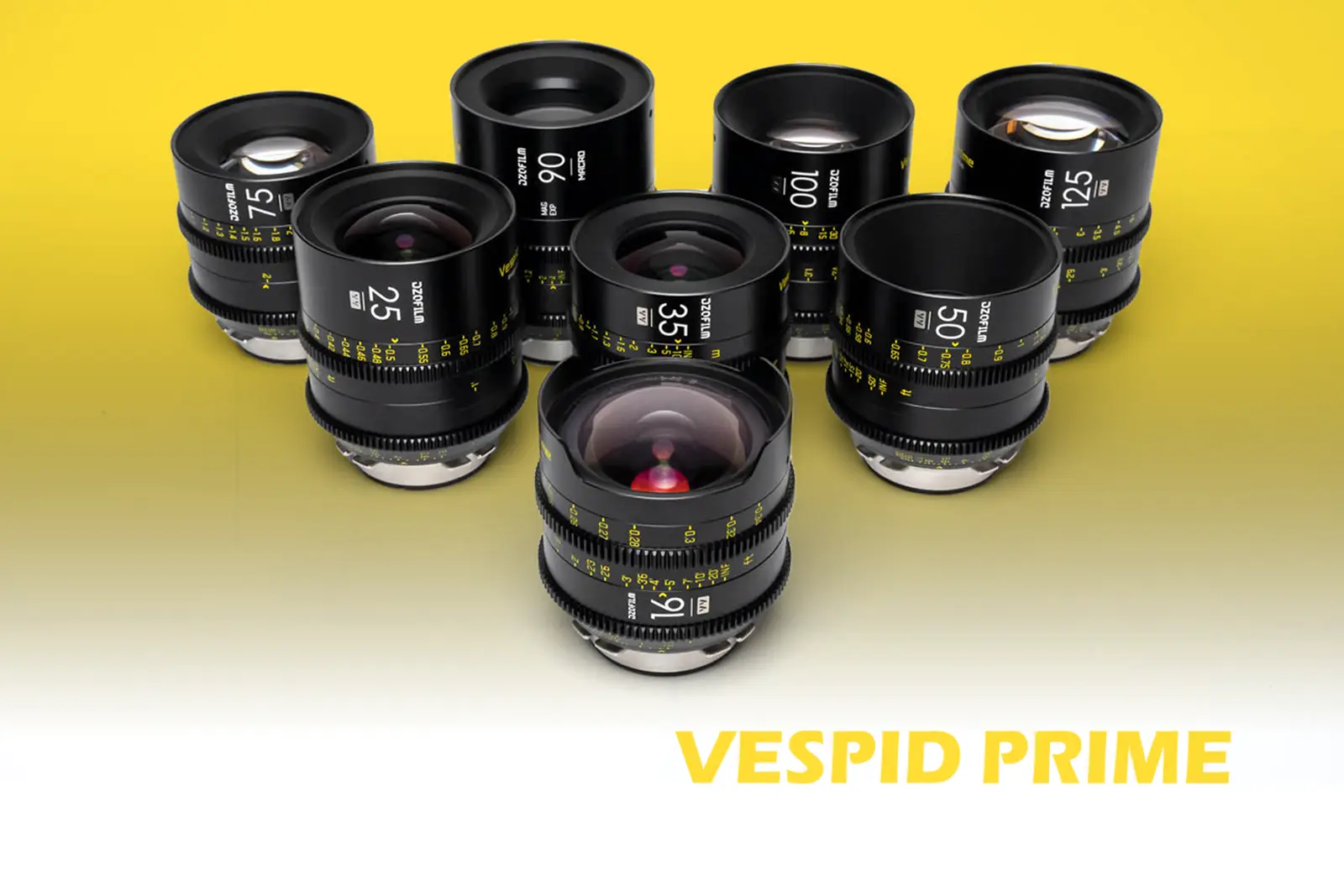 DZOFILM Vespid Prime 4 Lens Kit (Vier Objektive) mieten