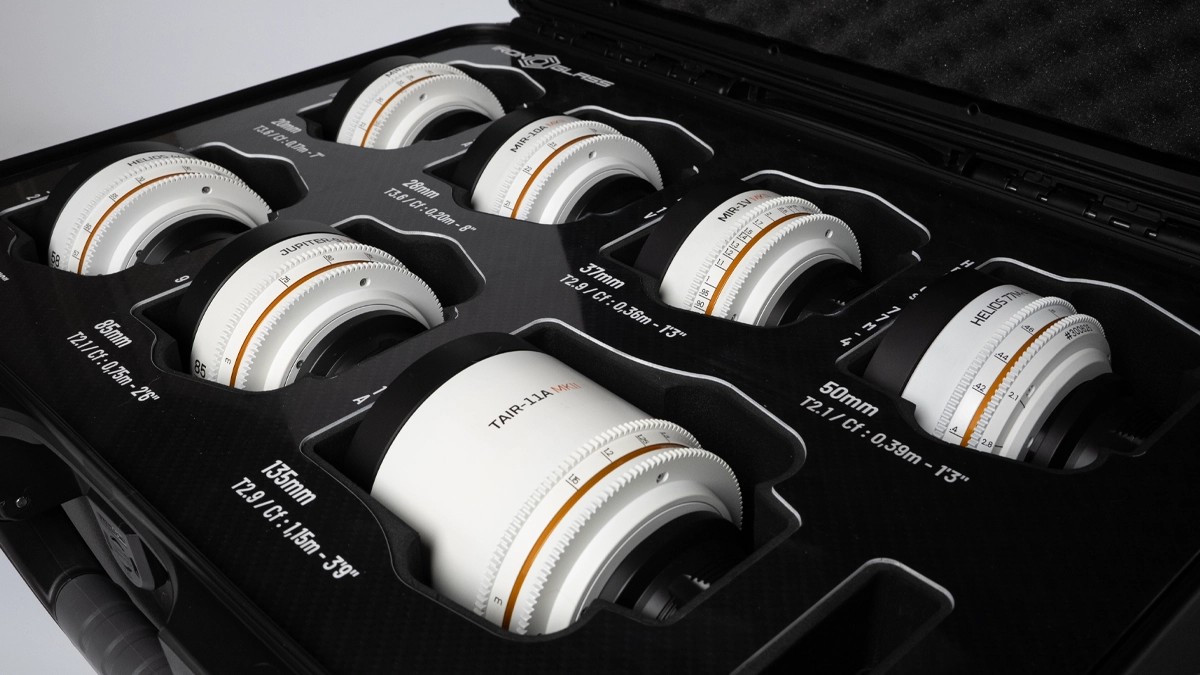 IRON GLASS Soviet Rehoused MKII Objektive im 7 Lens Kit mieten bei Kameraverleih.online