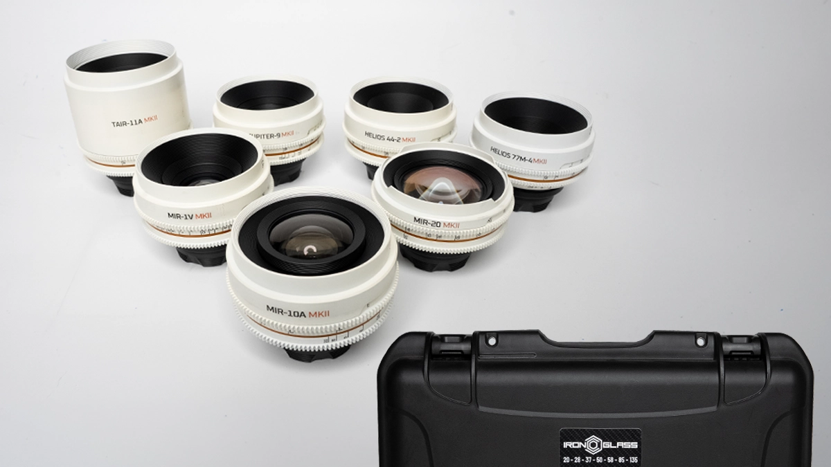 IRON GLASS Soviet Rehoused MKII 3 Lens Kit (3 Objektive) mieten